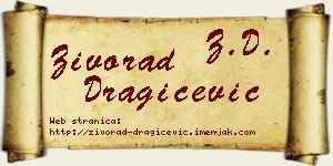 Živorad Dragičević vizit kartica